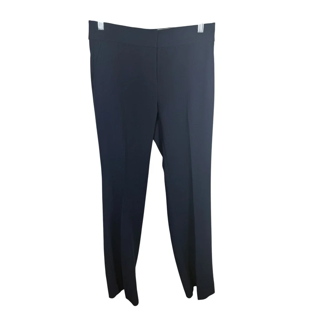 NWT J.Crew Edie Navy Blue Straight Leg Career‎ Trouser Pants Size 4